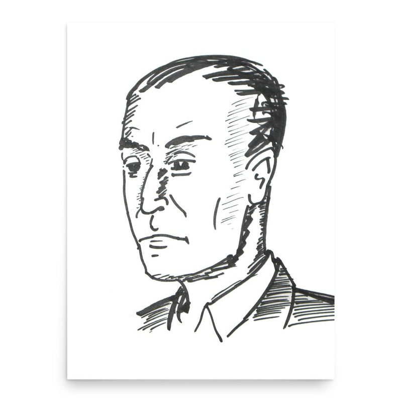 Antoine Argoud poster print, in size 18x24 inches.