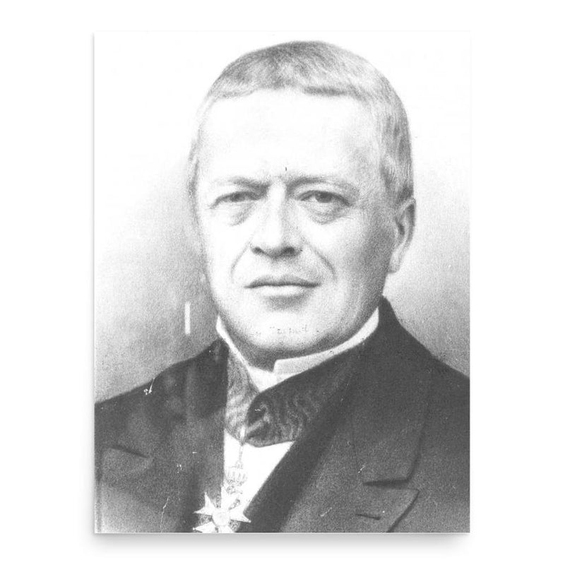 Antoine Augustin Cournot poster print, in size 18x24 inches.