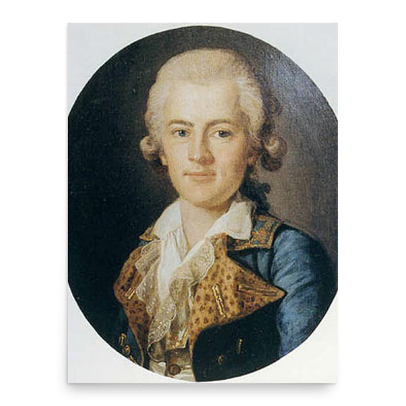 Antoine Bournonville poster print, in size 18x24 inches.