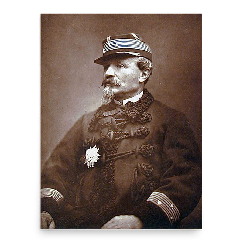 Antoine Chanzy poster print, in size 18x24 inches.