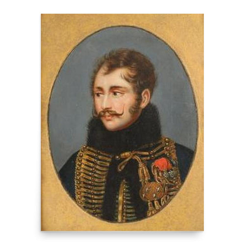 Antoine Charles Louis de Lasalle poster print, in size 18x24 inches.