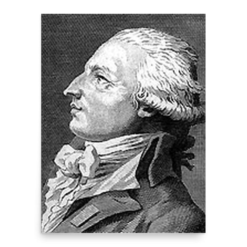 Antoine Destutt de Tracy poster print, in size 18x24 inches.