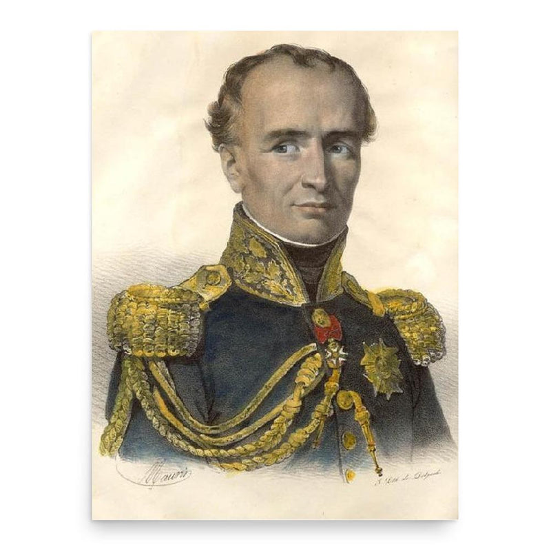 Antoine Drouot poster print, in size 18x24 inches.