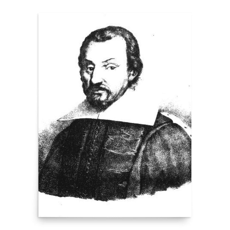 Antoine Favre poster print, in size 18x24 inches.