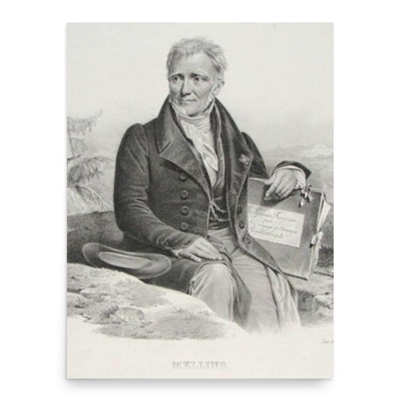 Antoine Ignace Melling poster print, in size 18x24 inches.