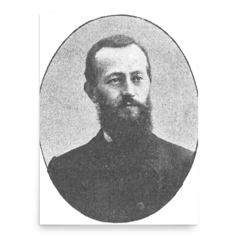 Antoine Jourde poster print, in size 18x24 inches.