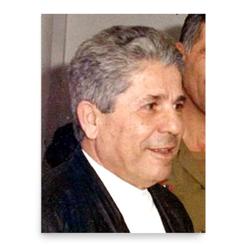 Antoine Lahad poster print, in size 18x24 inches.