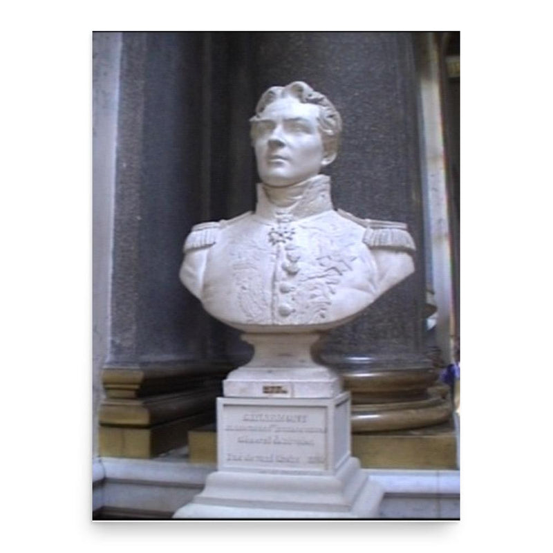 Antoine Laurent Dantan poster print, in size 18x24 inches.