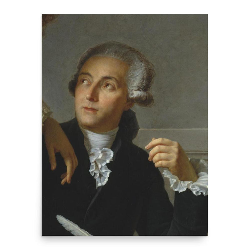 Antoine Lavoisier poster print, in size 18x24 inches.