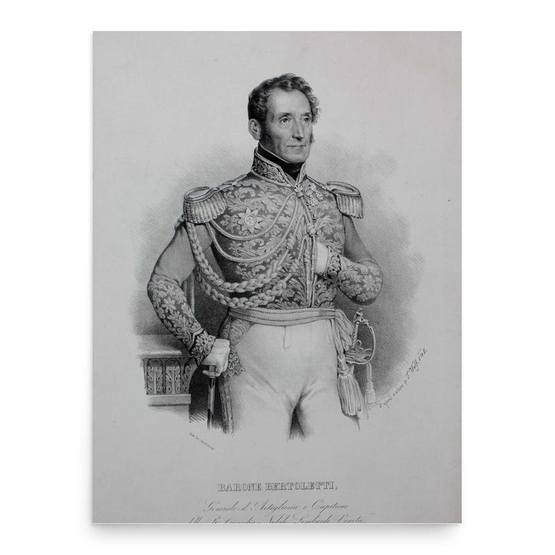 Antoine Marc Augustin Bertoletti poster print, in size 18x24 inches.