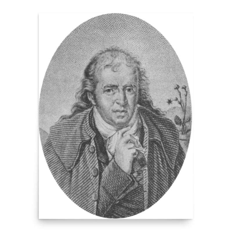 Antoine Nicolas Duchesne poster print, in size 18x24 inches.