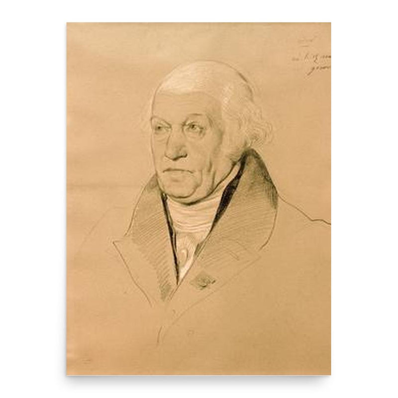 Antoine Odier poster print, in size 18x24 inches.