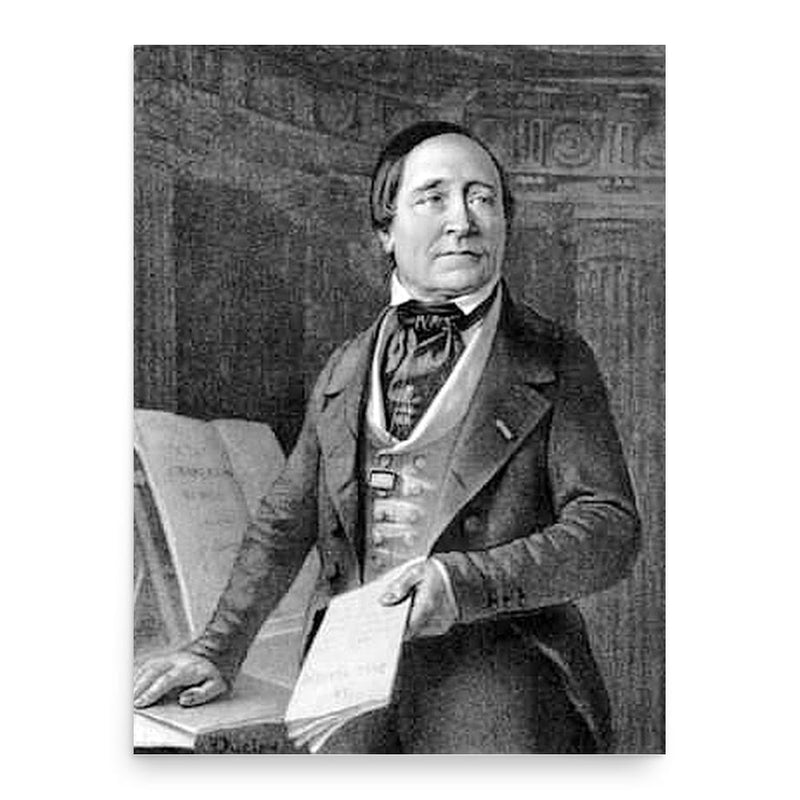 Antoine Ponchard poster print, in size 18x24 inches.