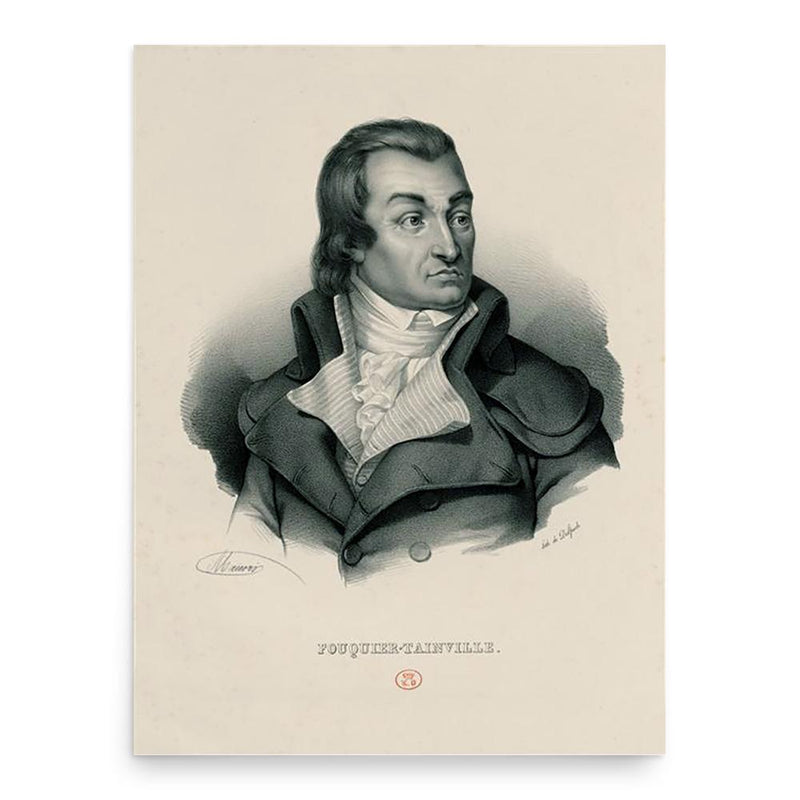 Antoine Quentin Fouquier-Tinville poster print, in size 18x24 inches.