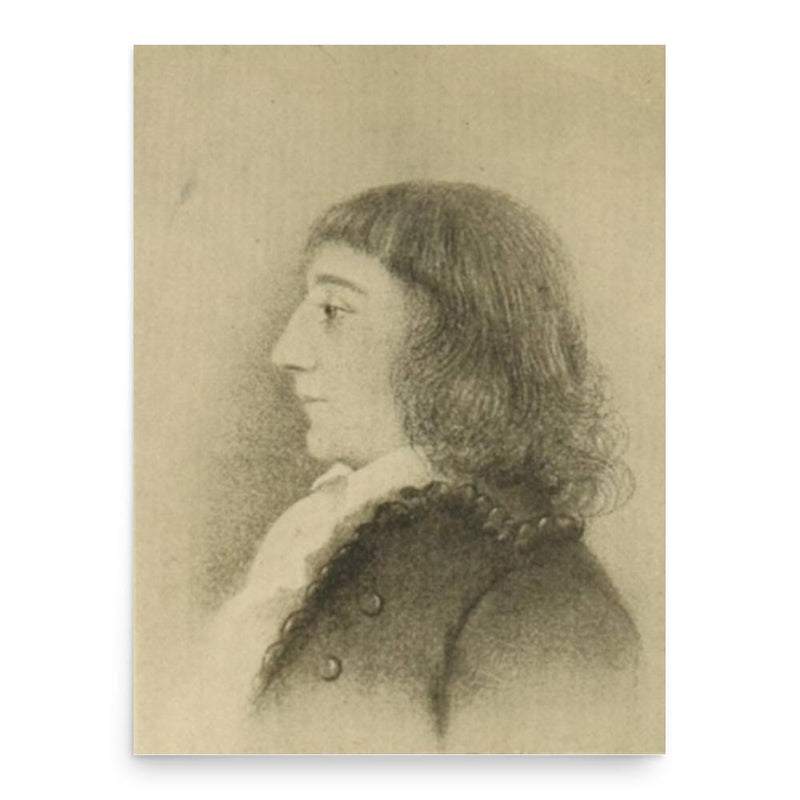 Antoine Saugrain poster print, in size 18x24 inches.