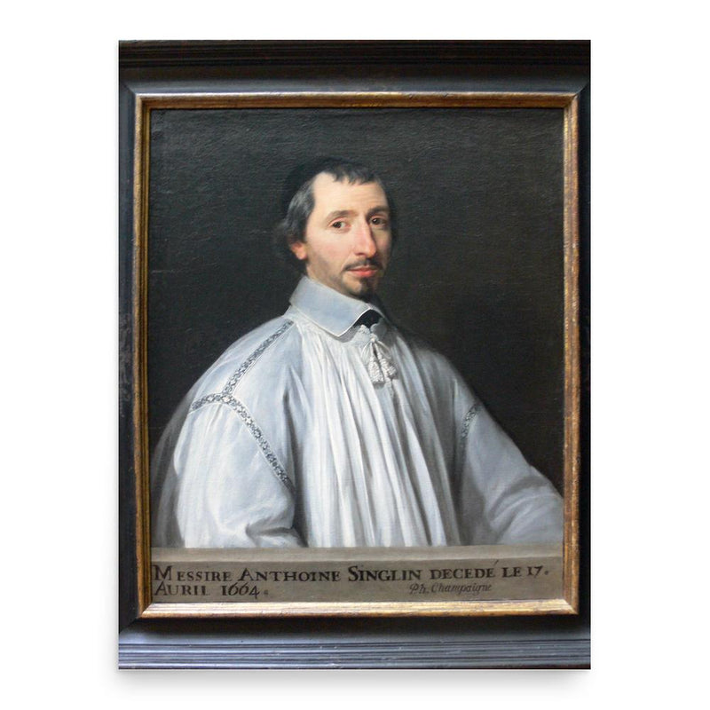 Antoine Singlin poster print, in size 18x24 inches.