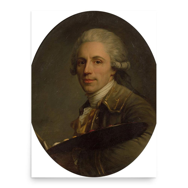 Antoine Vestier poster print, in size 18x24 inches.