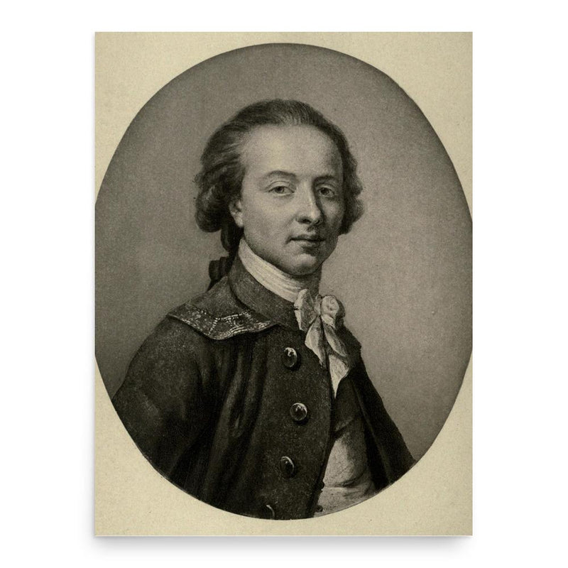 Antoine de Rivarol poster print, in size 18x24 inches.