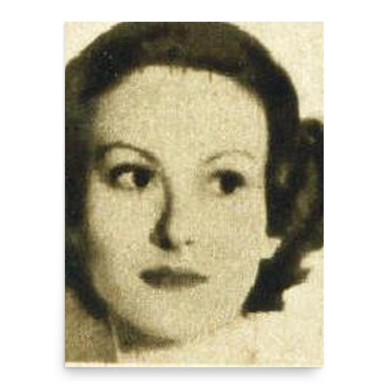 Antoinette Cellier poster print, in size 18x24 inches.