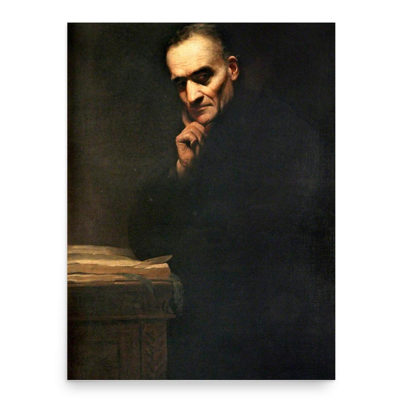 Anton Anderledy poster print, in size 18x24 inches.