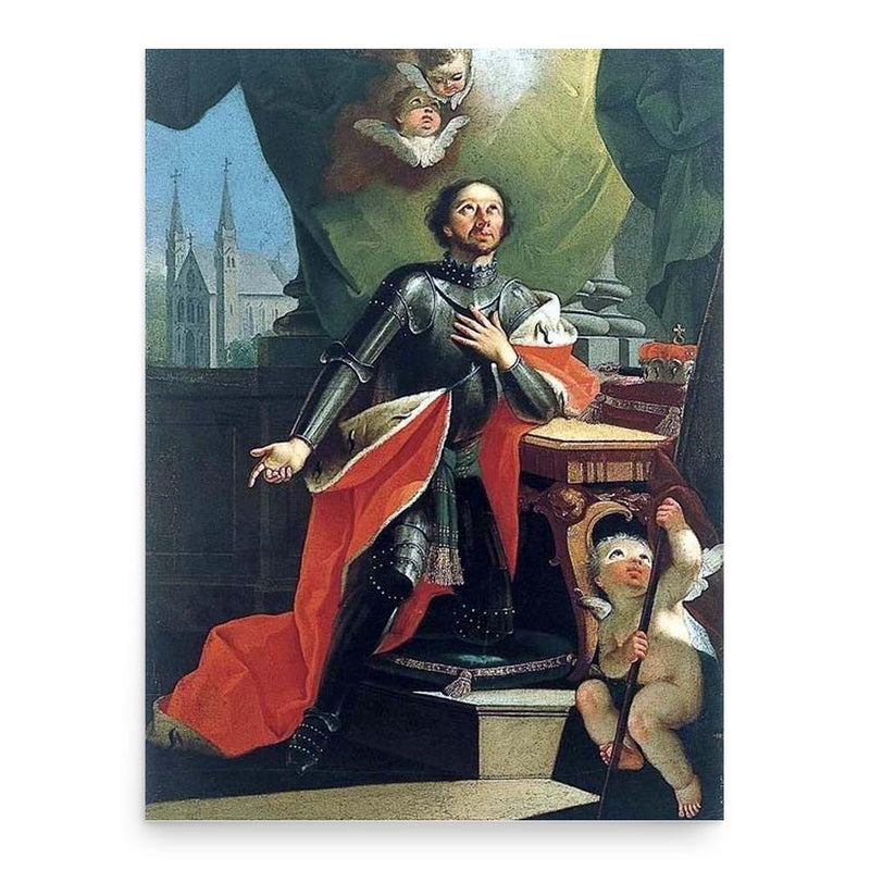 Anton Cebej poster print, in size 18x24 inches.