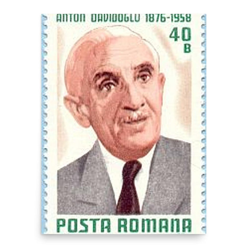 Anton Davidoglu poster print, in size 18x24 inches.