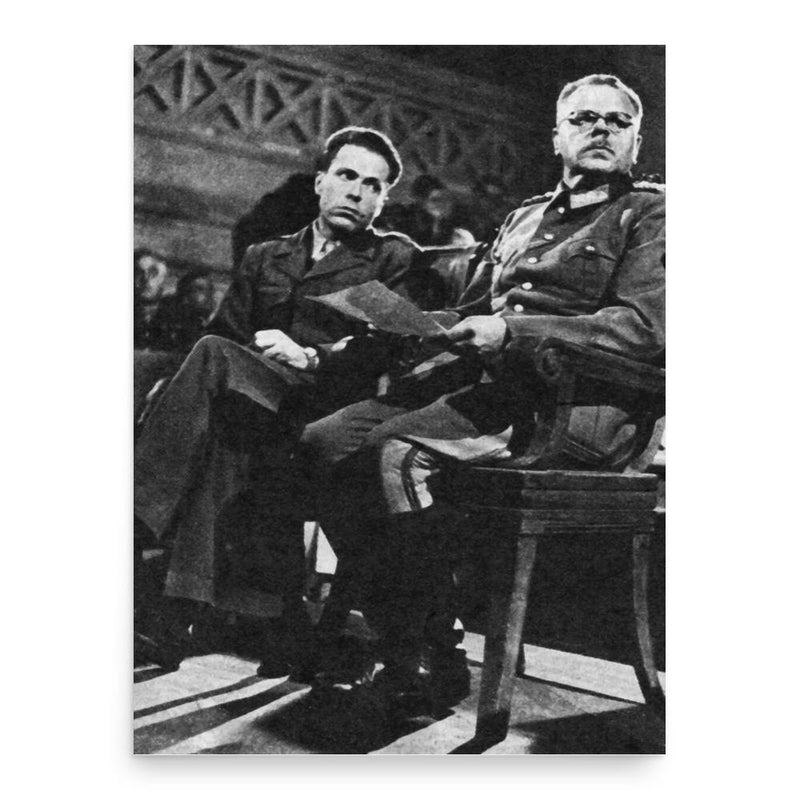 Anton Dostler poster print, in size 18x24 inches.