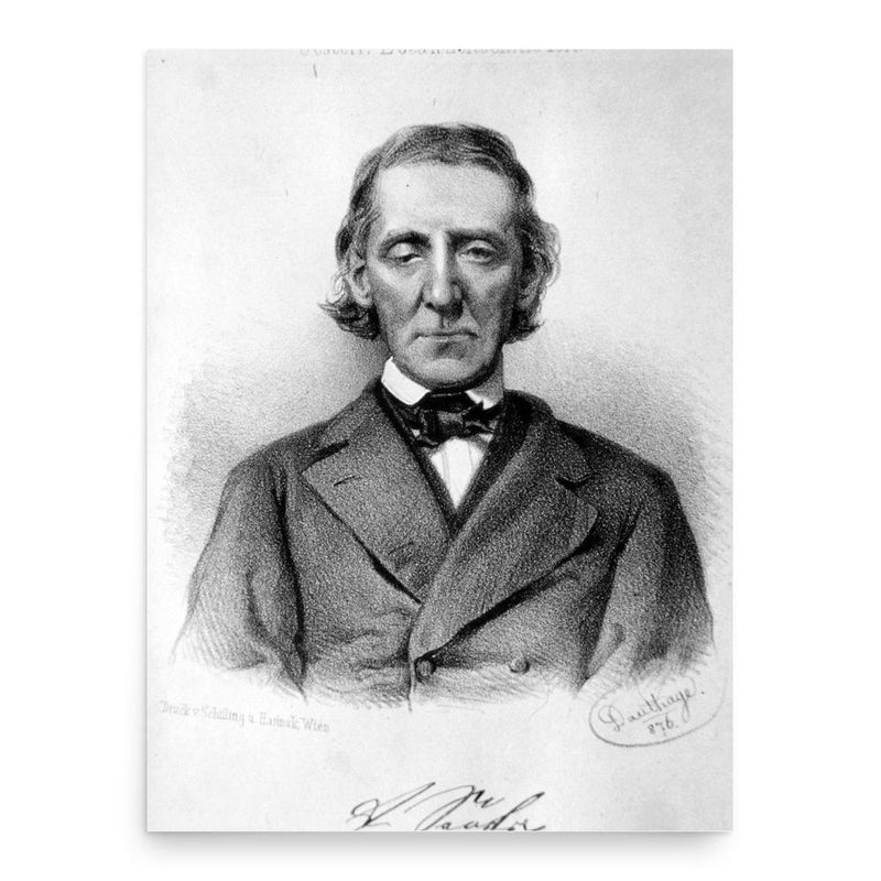 Anton Eleutherius Sauter poster print, in size 18x24 inches.