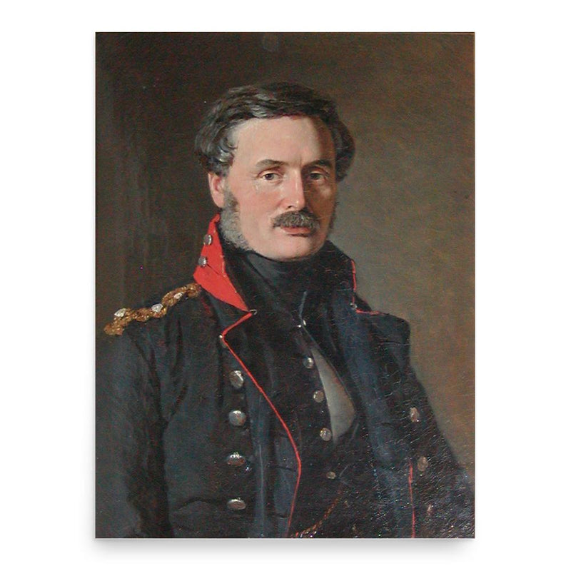 Anton Frederik Tscherning poster print, in size 18x24 inches.