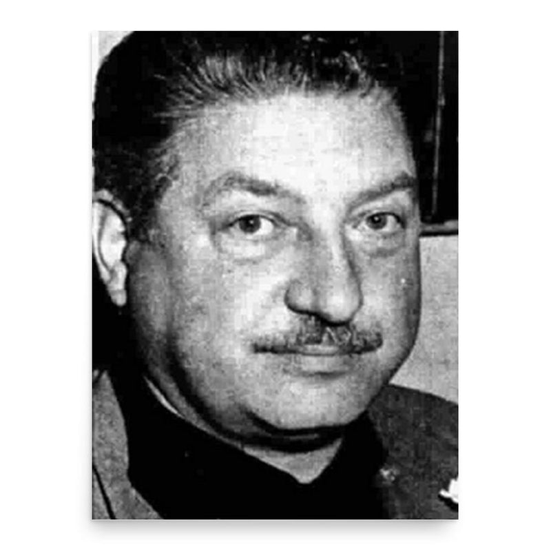 Anton Giulio Majano poster print, in size 18x24 inches.