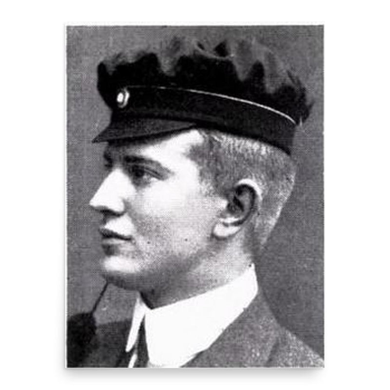 Anton Mohr poster print, in size 18x24 inches.