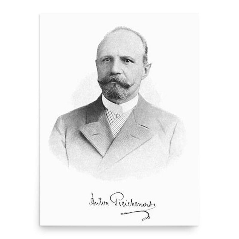 Anton Reichenow poster print, in size 18x24 inches.