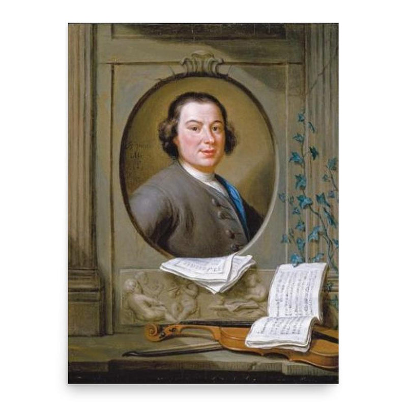 Anton Wilhelm Solnitz poster print, in size 18x24 inches.