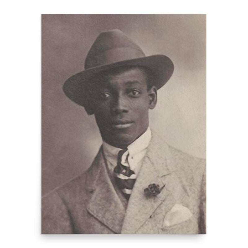 Anton de Kom poster print, in size 18x24 inches.