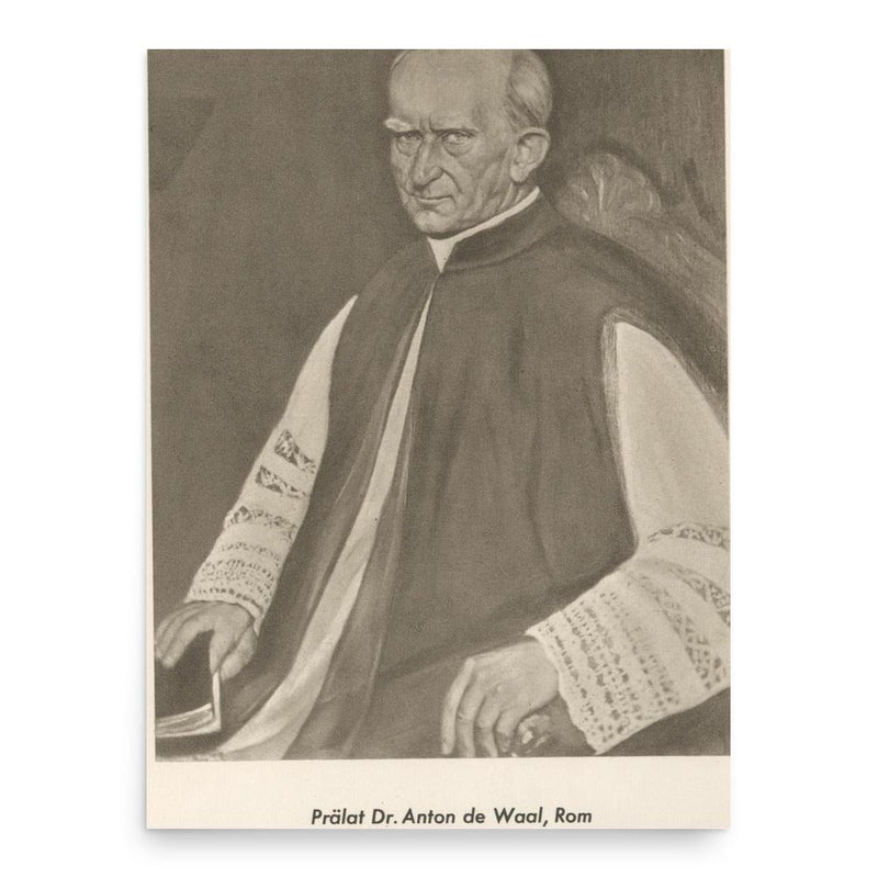 Anton de Waal poster print, in size 18x24 inches.