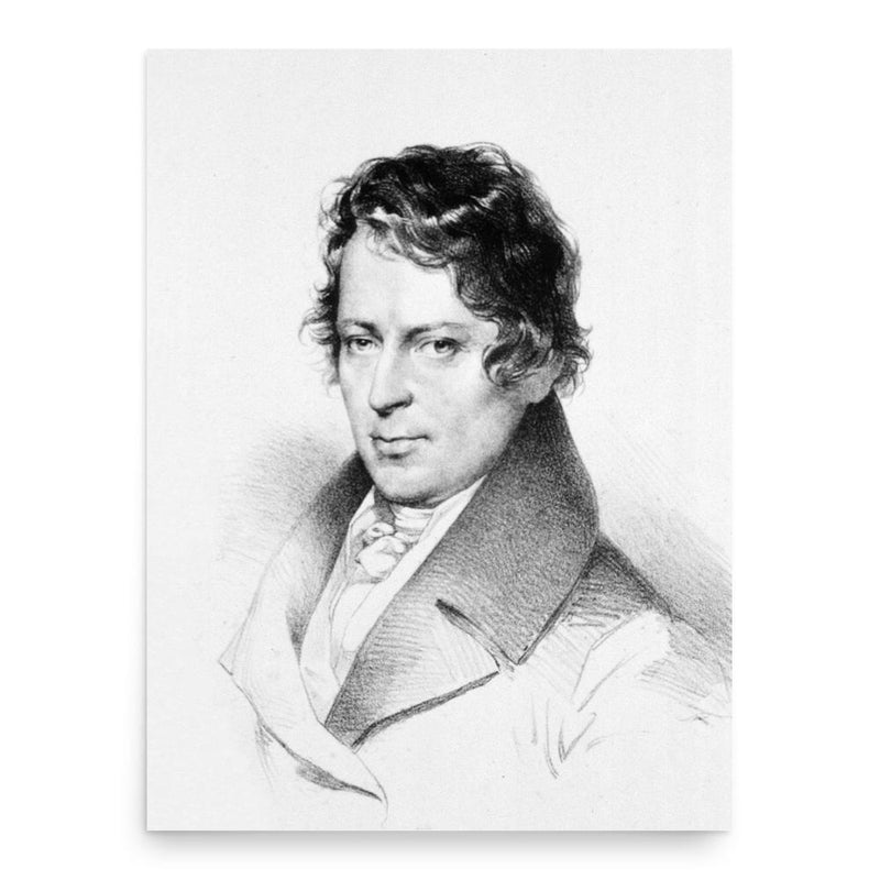 Anton von Rosas poster print, in size 18x24 inches.