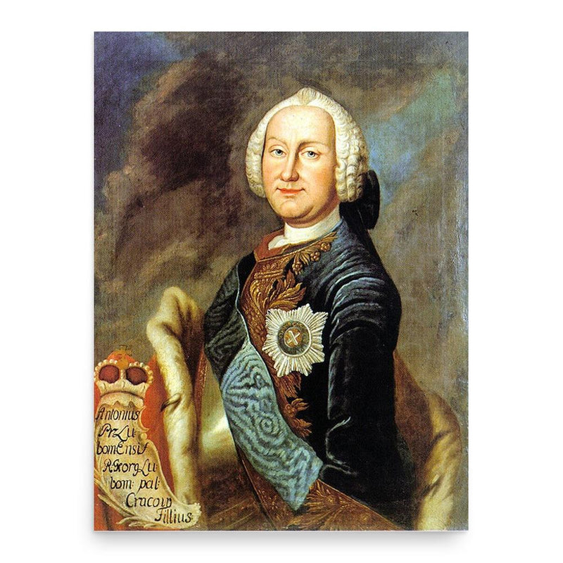 Antoni Benedykt Lubomirski poster print, in size 18x24 inches.