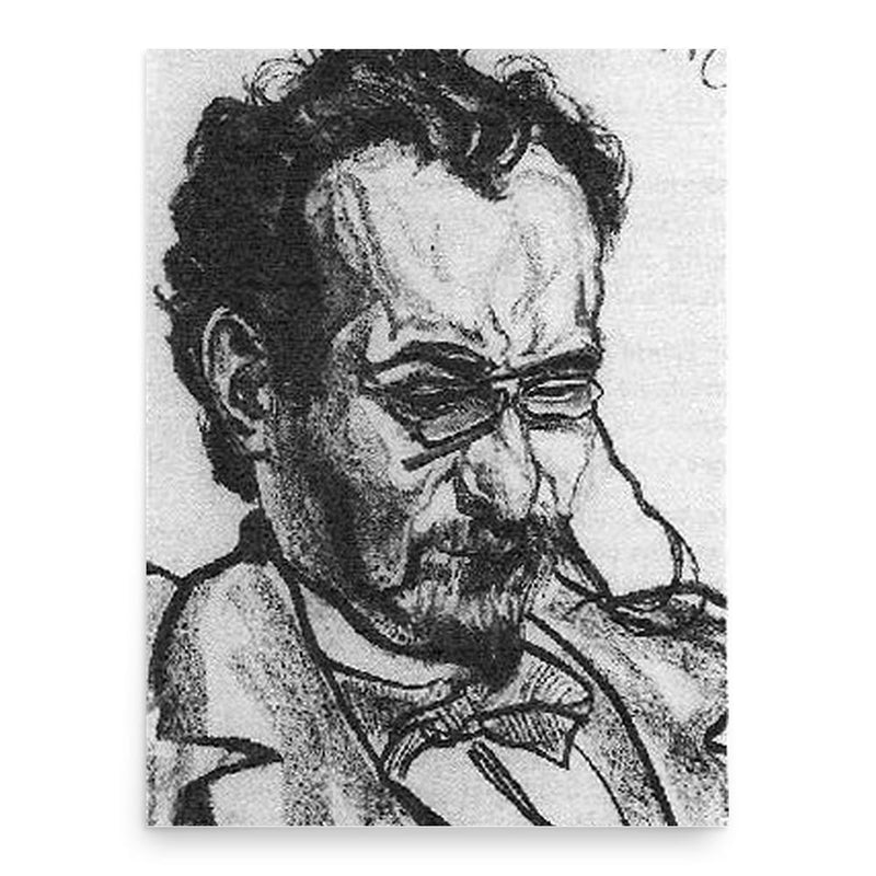 Antoni Lange poster print, in size 18x24 inches.