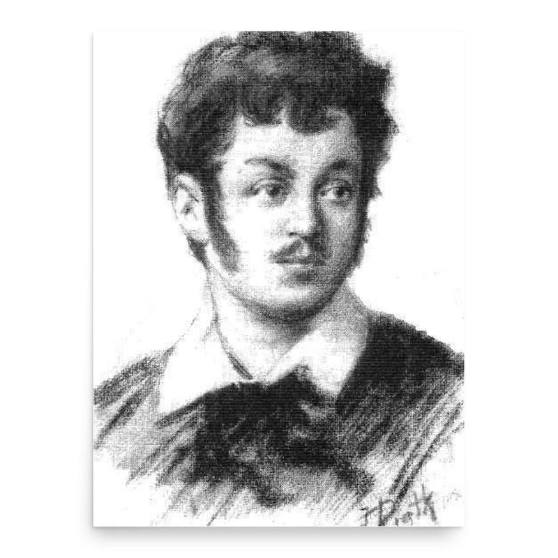 Antoni Malczewski poster print, in size 18x24 inches.