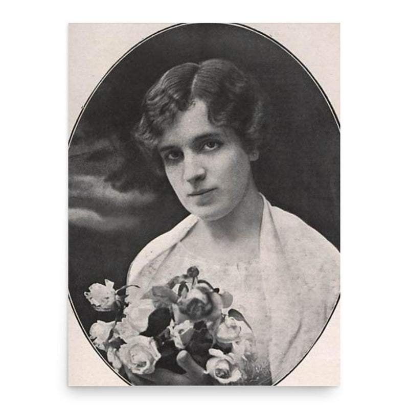 Antonietta Rudge poster print, in size 18x24 inches.