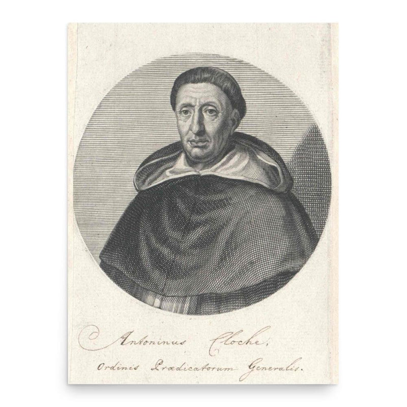 Antonin Cloche poster print, in size 18x24 inches.