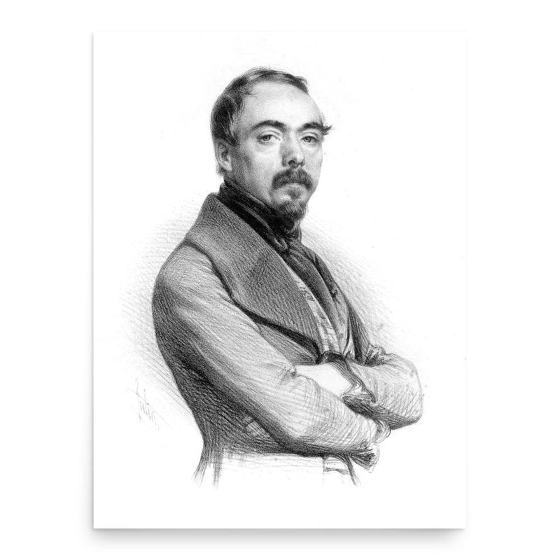 Antonin Moine poster print, in size 18x24 inches.