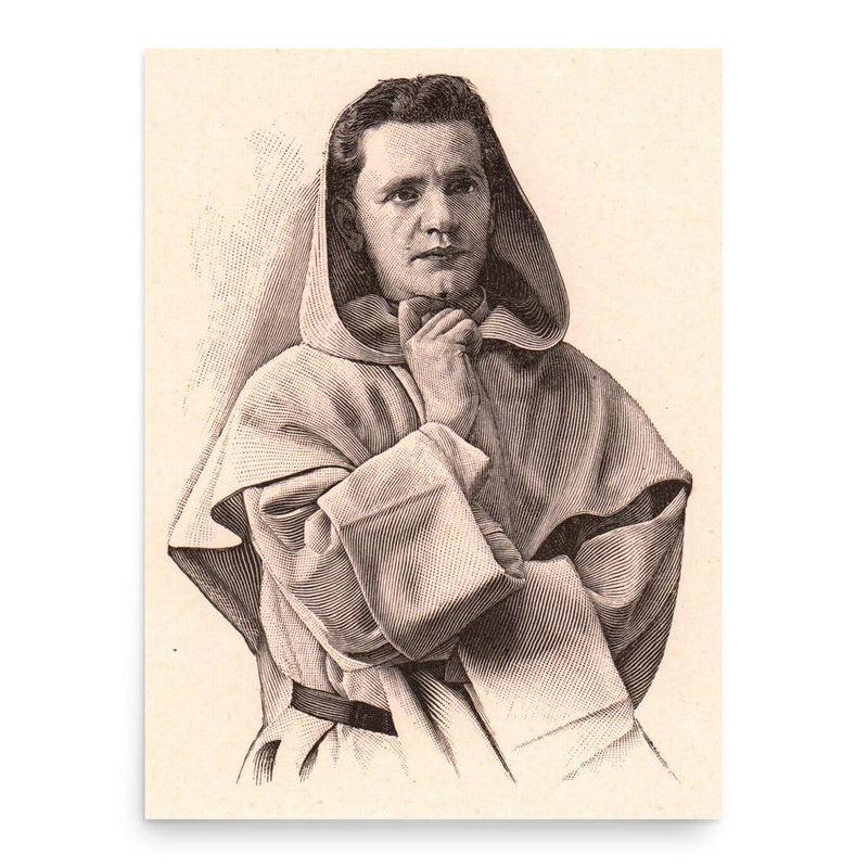 Antonin Sertillanges poster print, in size 18x24 inches.