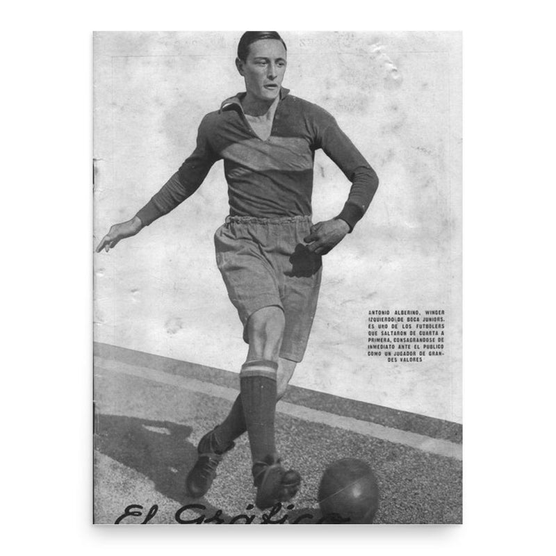 Antonio Alberino poster print, in size 18x24 inches.