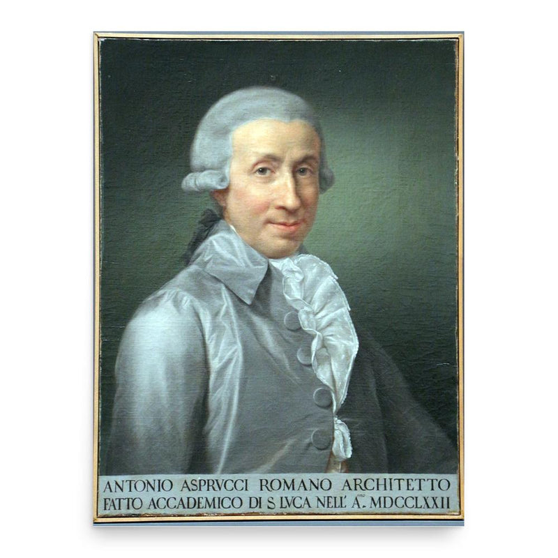 Antonio Asprucci poster print, in size 18x24 inches.