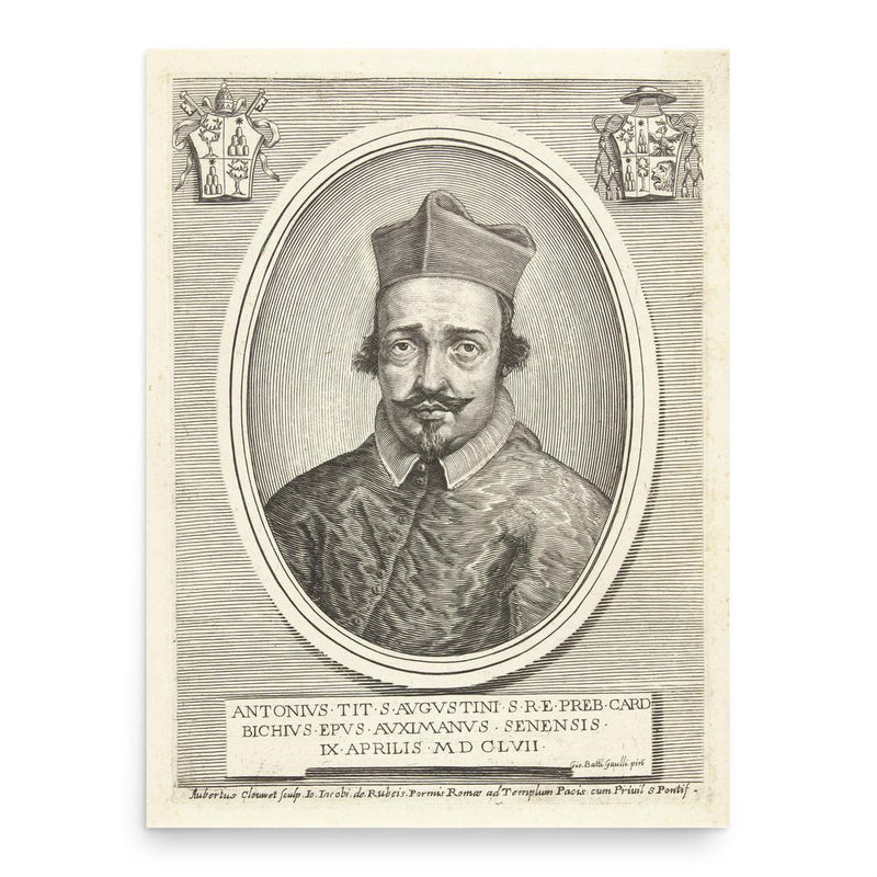 Antonio Bichi poster print, in size 18x24 inches.