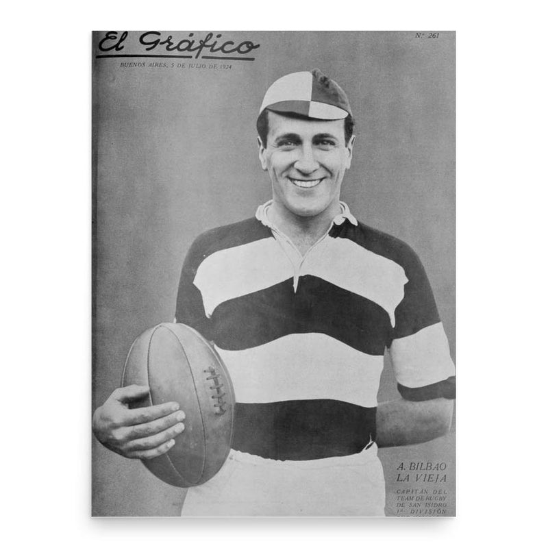 Antonio Bilbao La Vieja poster print, in size 18x24 inches.