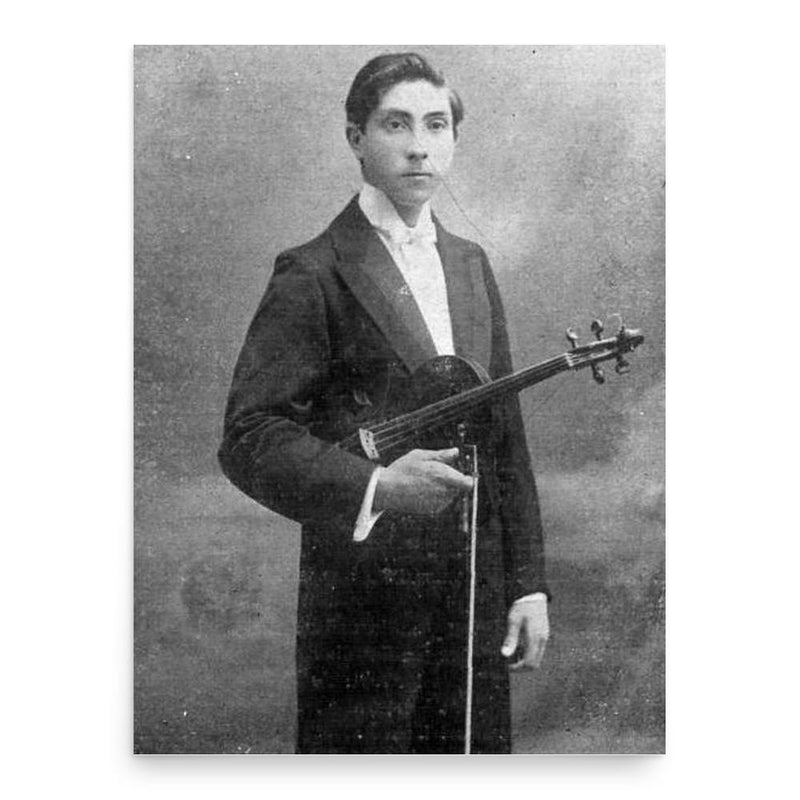 Antonio Brosa poster print, in size 18x24 inches.