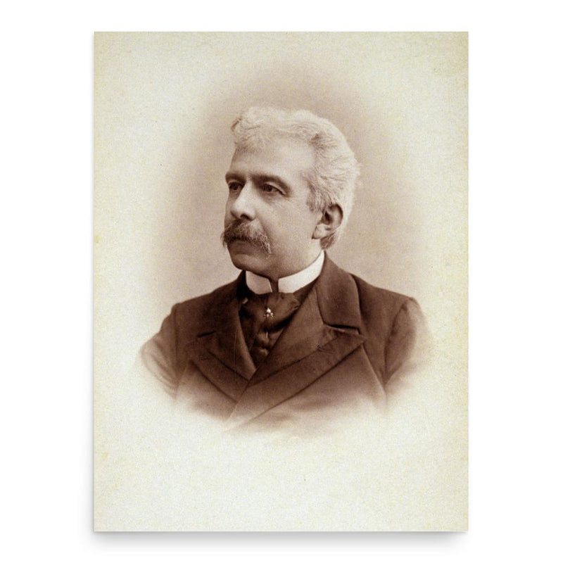 Antonio Fogazzaro poster print, in size 18x24 inches.