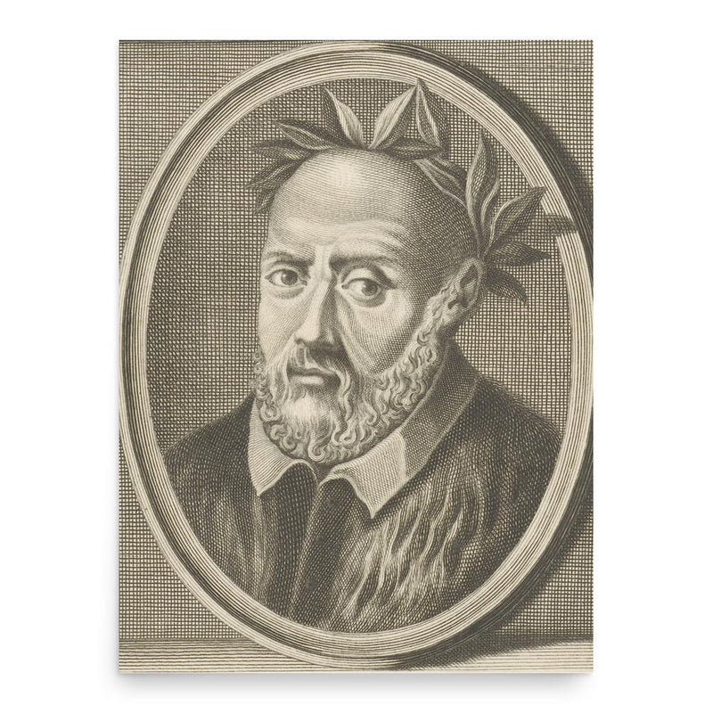 Antonio Francesco Grazzini poster print, in size 18x24 inches.